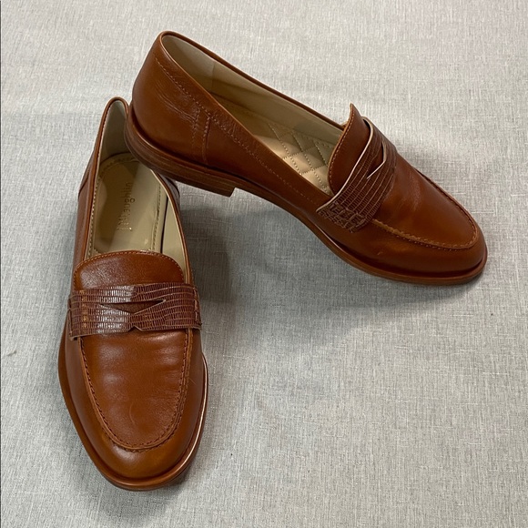 J Mclaughlin Shoes - J McLaughlin Brown Leather Flats Loafers Women’s Size 7 Concetta Classic Style